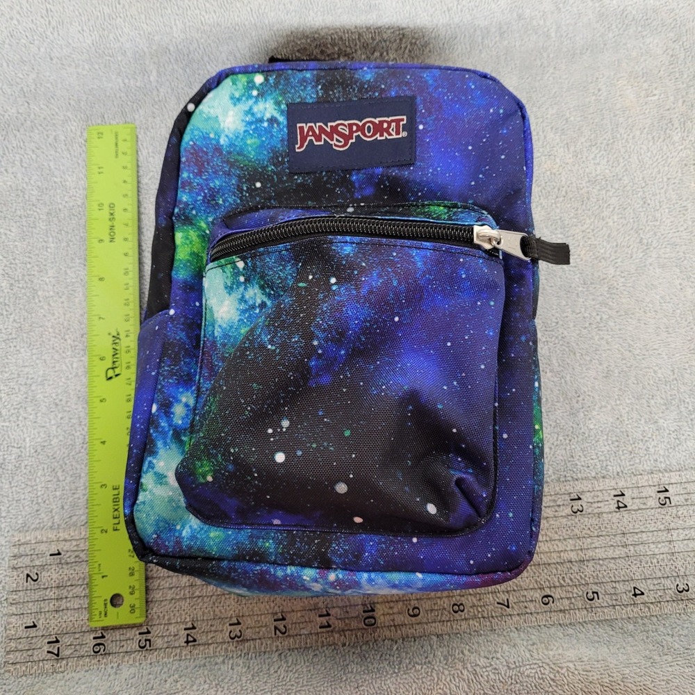JanSport Galaxy Nebula Insulated Lunch Bag Blue Purple‎ Space Print JS0A2WJX